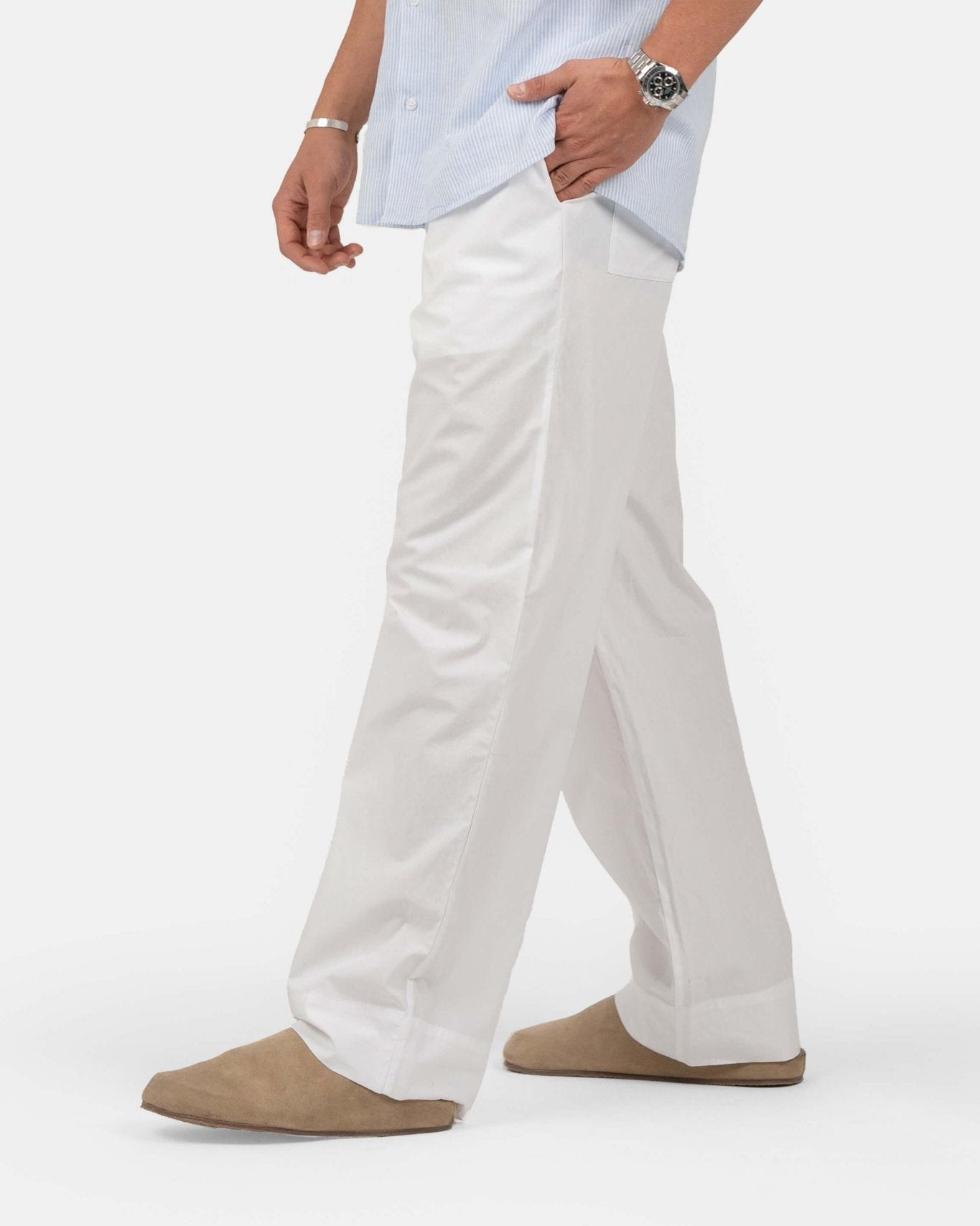 Pyjamas Pants Hvid | Skagen - clothing.dk